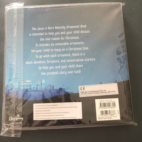 Jesus is Born Nativity Ornament Book - Picture 3 of 7